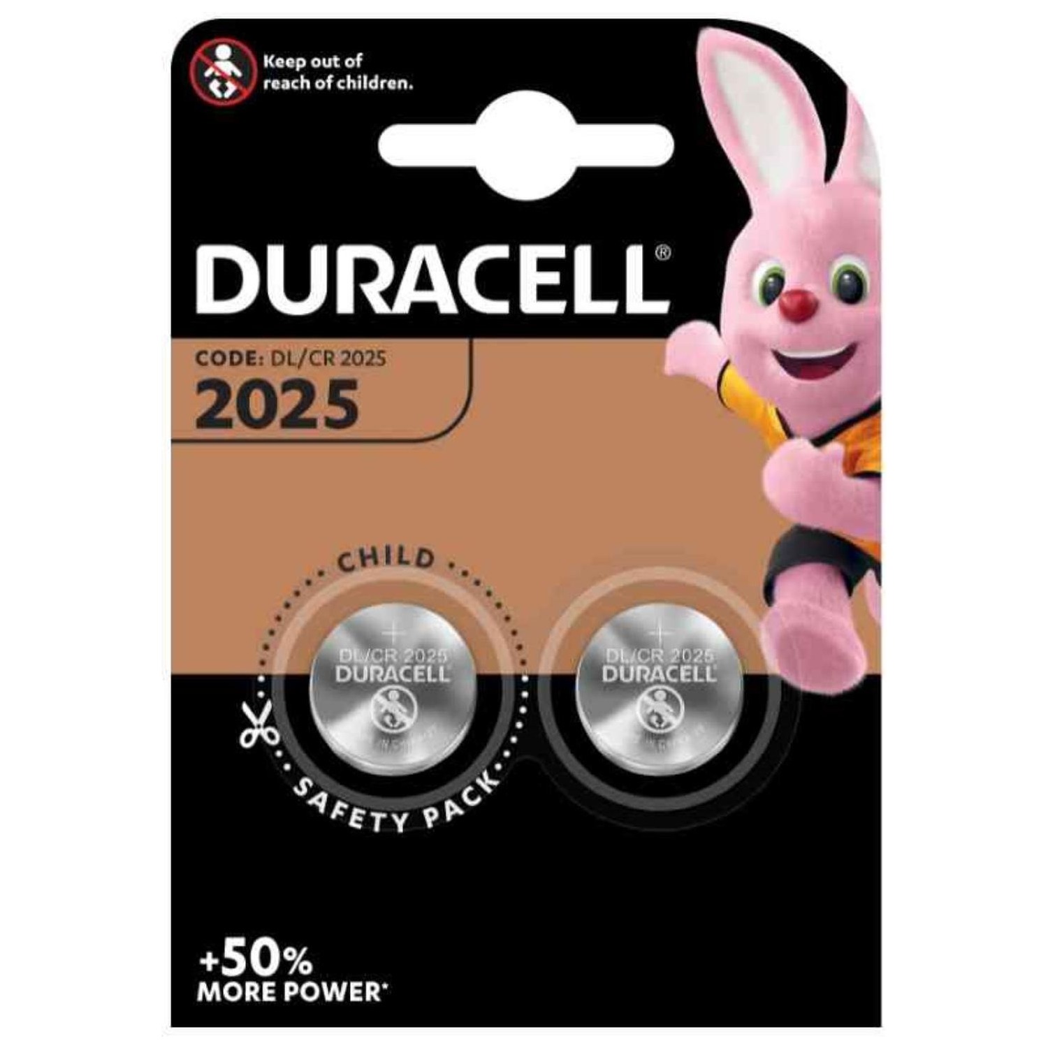 Batteria Duracell CR 2025