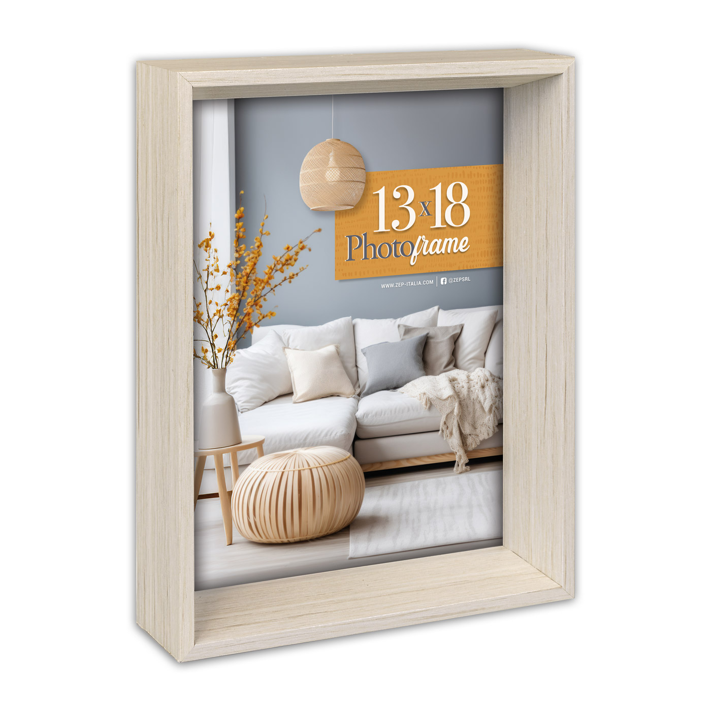 Cornice Berlin White 13x18