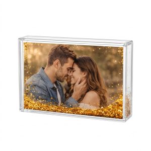 Portafoto Glitter Oro