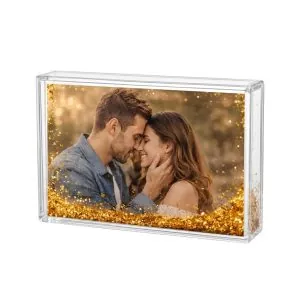 Portafoto Glitter Oro